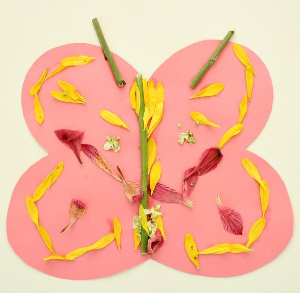 Spring Craft: Spring Flower Butterfly