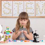 girls and stem toys