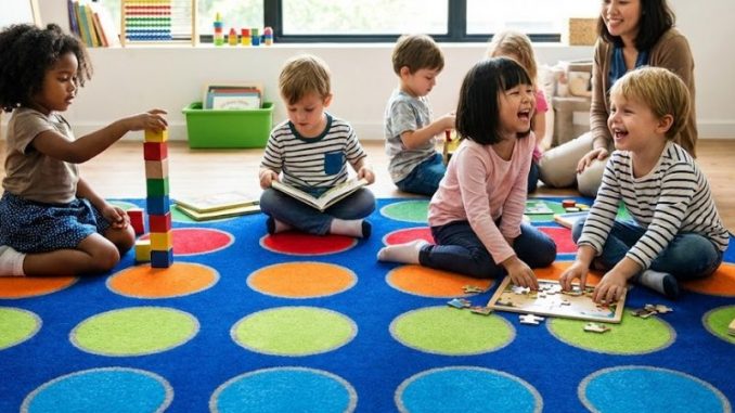 Color Carnival Dots Seating Rug