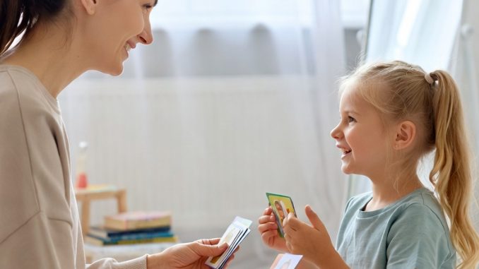 A warm, bright, and inviting speech therapy room