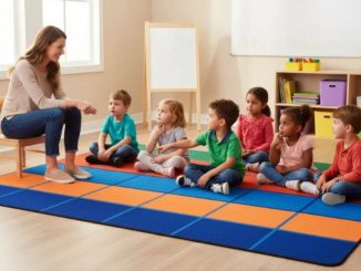 bean bags on the rug