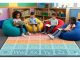 Chalkboard Alphabet Pastel Rug
