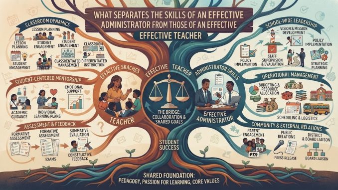 What Separates the Skills of an Effective Administrator From Those of an Effective Teacher